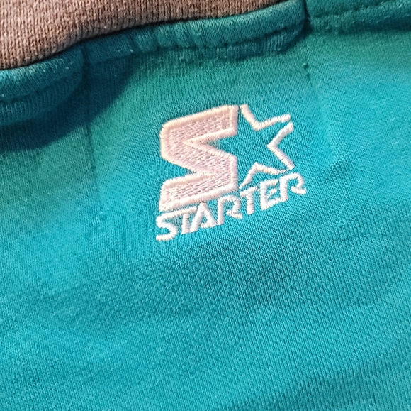 Vintage 90's Starter Charlotte Hornets Crewneck Sweater Sz Medium - Picture 8 of 8